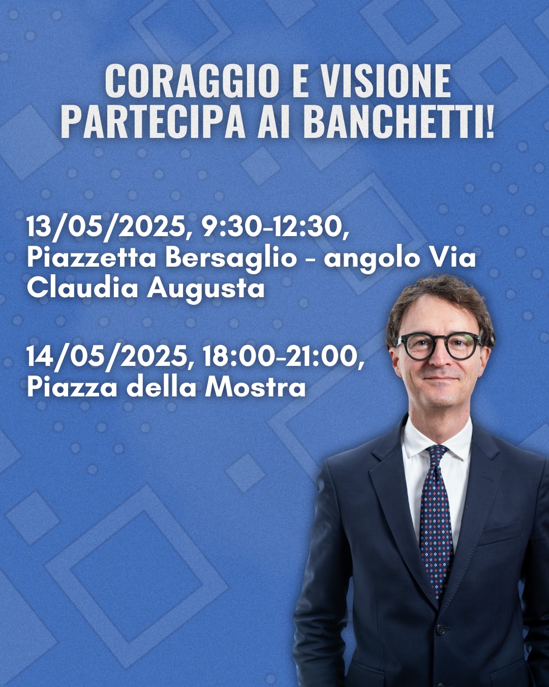 I banchetti a sostegno di Juri Andriollo sindaco nel mese di maggio!